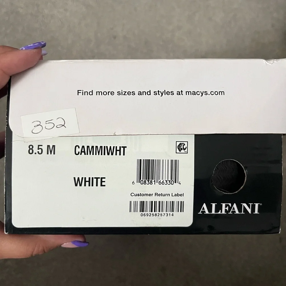 Alfani classic white